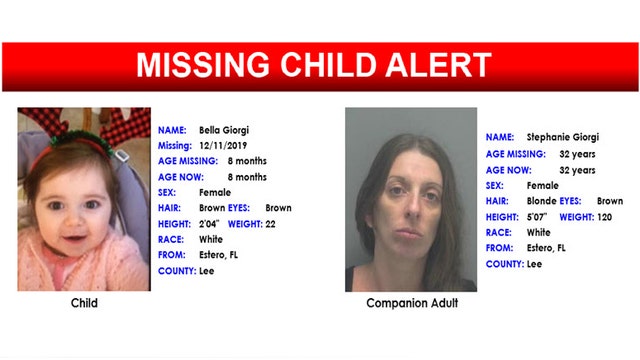 Missing child alert issued for Lee County infant