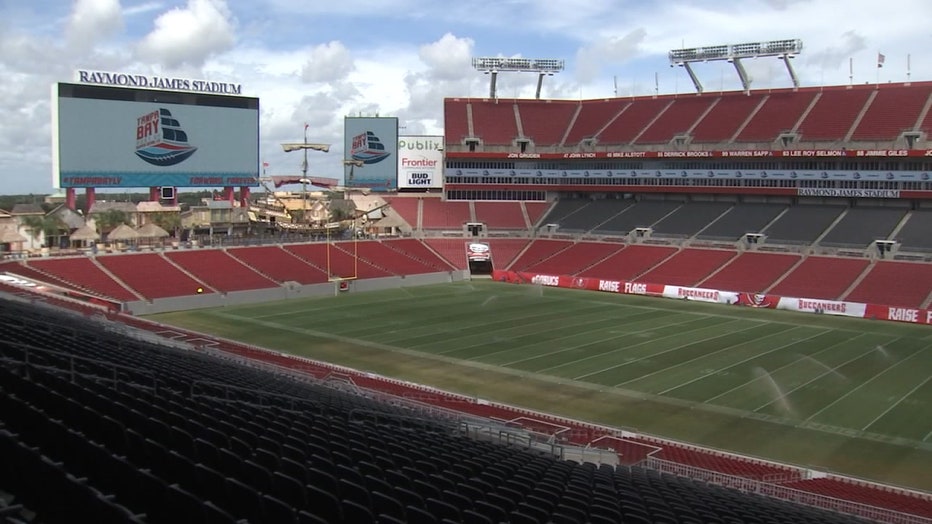 Raymond James Stadium will again host two college football bowl games this year.