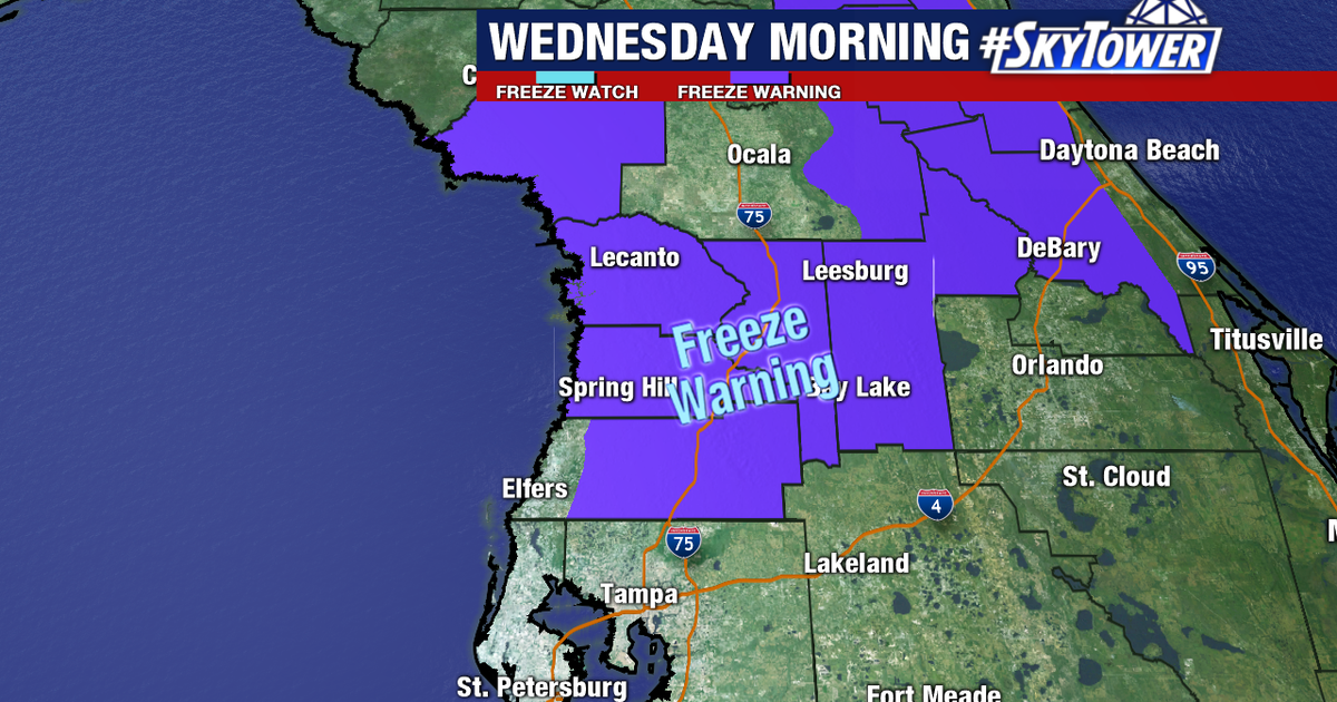 Forecast: Freeze warning issued ahead of coldest night so far this ...