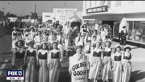 The costumed kids of the 1949 Gasparilla Children's Parade