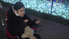 Christmas lights display inspires girl with autism to speak, sing and dance