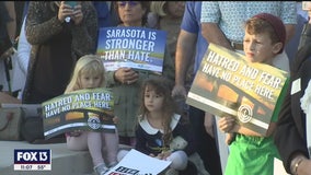Jewish leaders rally against anti-Semitism in Sarasota