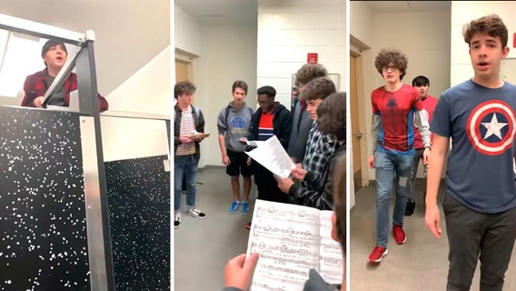 St. Pete high school students form choir, perform in campus bathroom