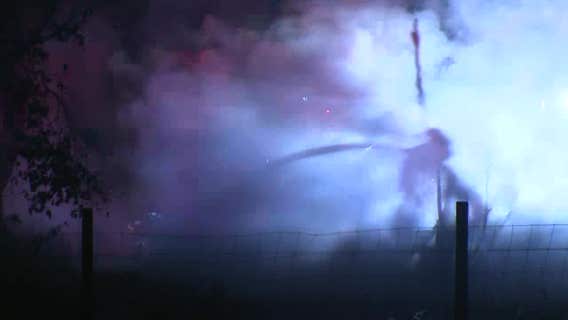 Firefighters battle house fire in Plant City