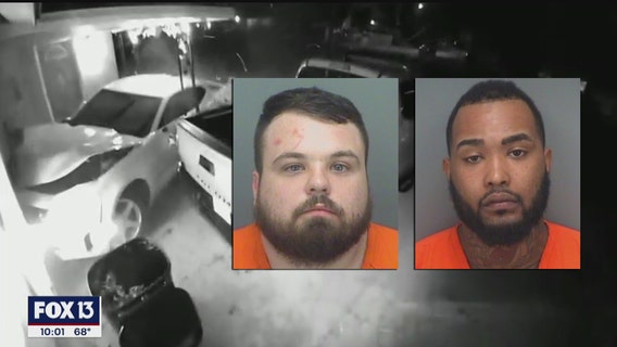 Car crashing into St. Petersburg home caught on surveillance video