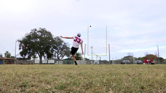 Teen - and his leg - a luxury for Pinellas Park football