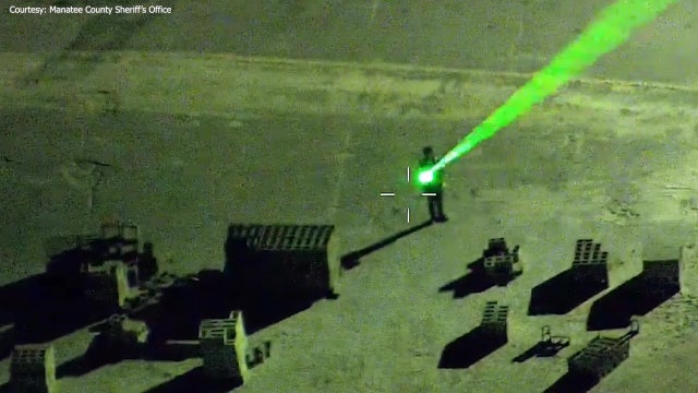 Manatee County deputies arrest man pointing lasers at pilots