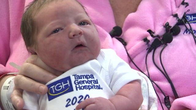 Tampa General Hospital welcomes its first baby of 2020