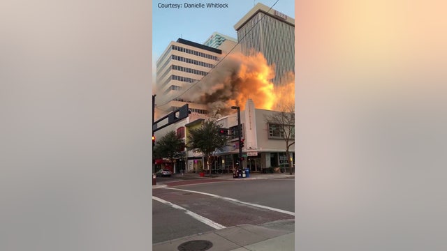 Two people injured in four-alarm fire in downtown Tampa