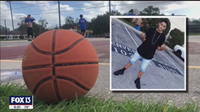 Family honors teen killed in deputy crash with basketball game