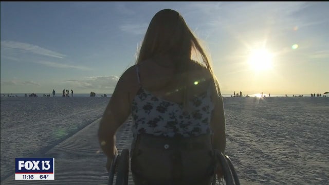 Paralympian on mission to find Florida's most wheelchair-accessible beaches