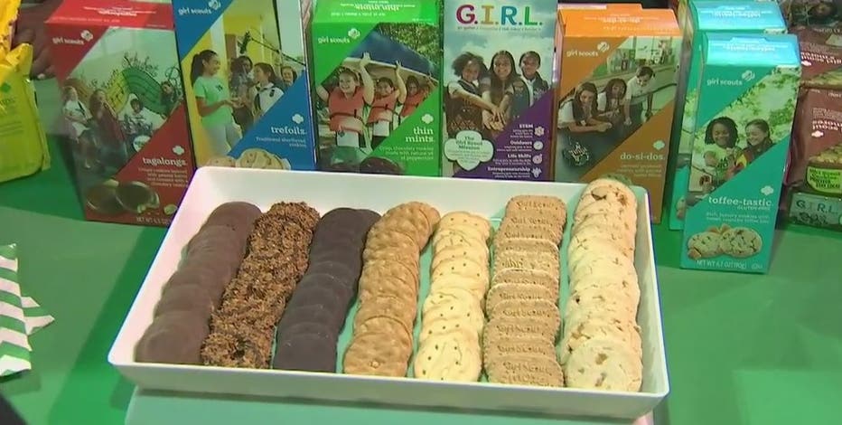 girl scout cookies trefoils