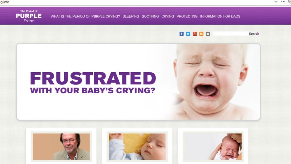 Purple crying hot sale info