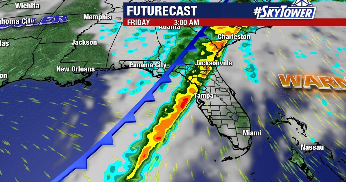 Forecast: Windy Thursday ahead of storms early Friday | FOX 13 Tampa Bay