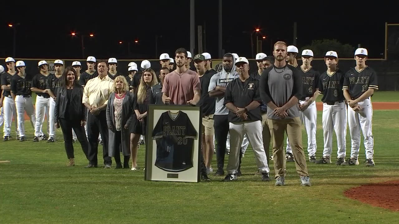 MLB star Pete Alonso's jersey retired at Plant High School