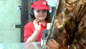 8-year-old girl with rare disease gets her wish to manage a Dairy Queen