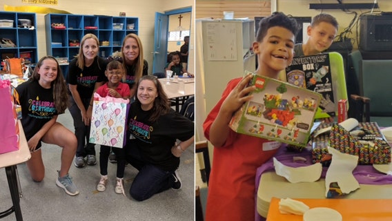 Special organization brings the birthday party – and smiles – to children