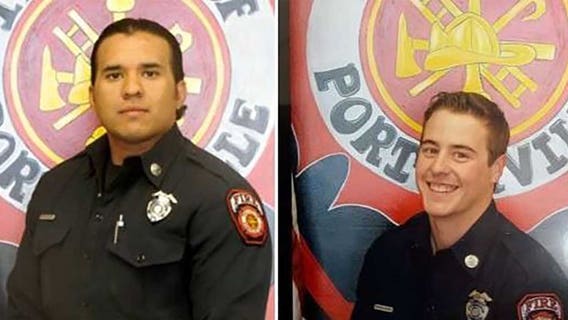 California library fire that killed 2 firefighters leads to arrest of 2 teens on arson, manslaughter charges