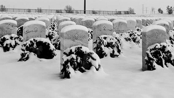 Colorado Air Force veteran's funeral draws hundreds of strangers in snowstorm
