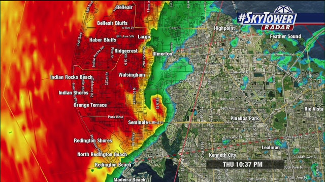 NWS confirms tornado touched down in Pinellas County