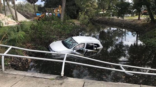 Woman crashes into Hillsborough River inlet, suffers critical injuries
