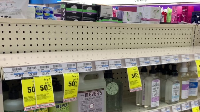 Tampa area stores running low on hand sanitizer as fears of coronavirus grow