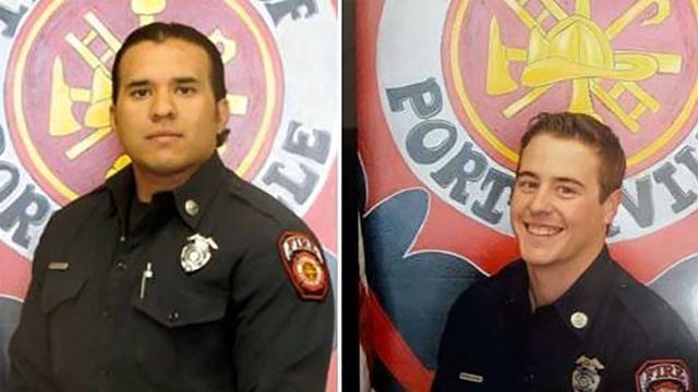 California library fire that killed 2 firefighters leads to arrest of 2 teens on arson, manslaughter charges