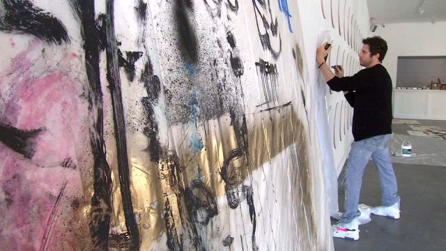 California artist has been living, experiencing Tampa – and his 'feel-good' work will be on full display
