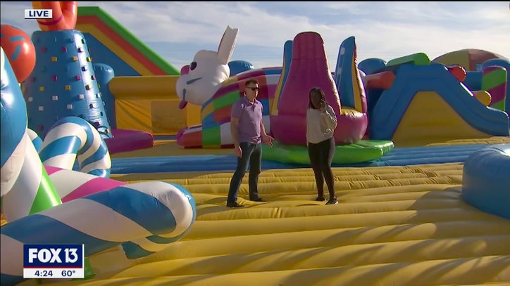 People Are Jumping For Joy As The 'world’s Biggest Bounce House ...