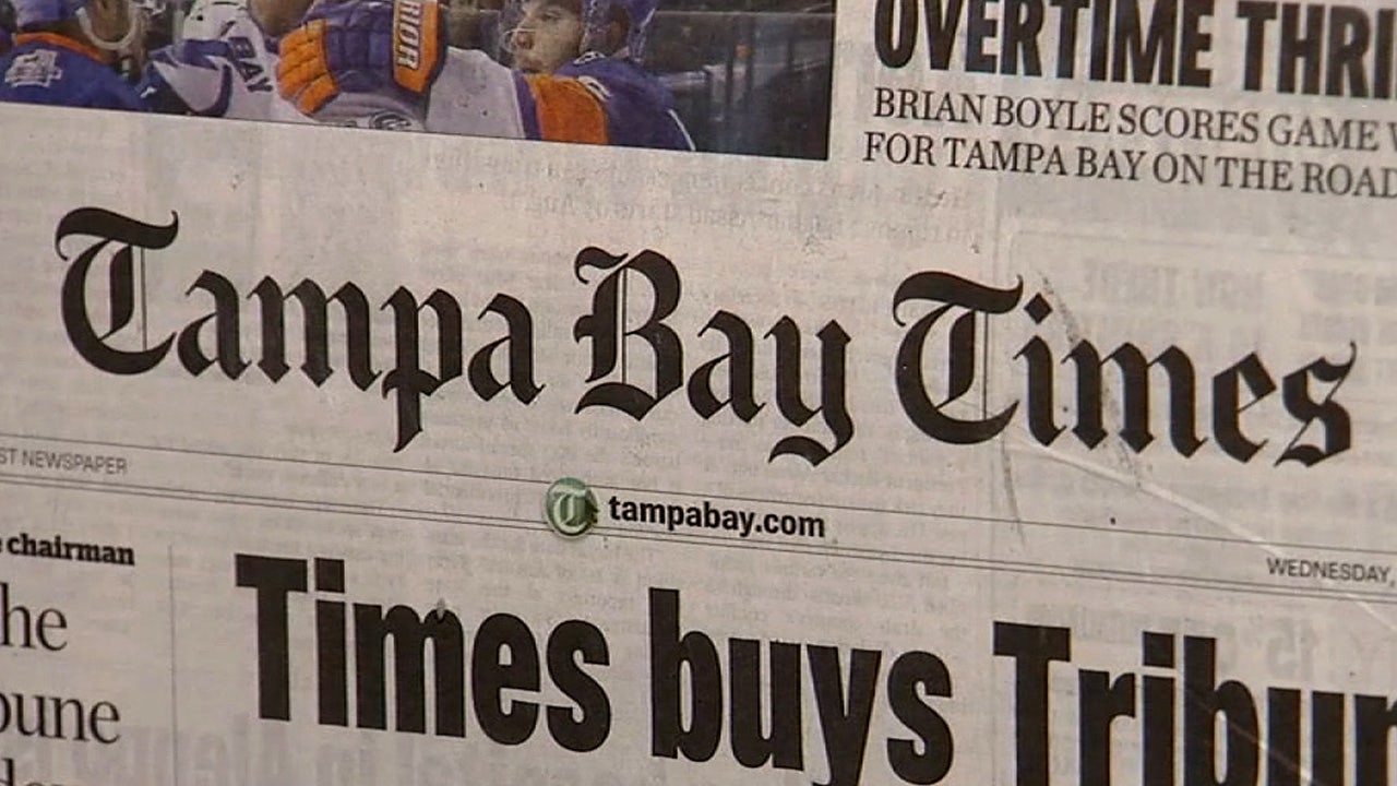 Tampa Bay Times to print only twice a week, announces furloughs