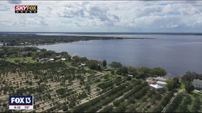 Aerial view shows reason for Crooked Lake's name