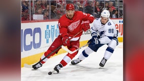 Red Wings earn elusive win over Tampa Bay Lightning, 5-4 in shootout