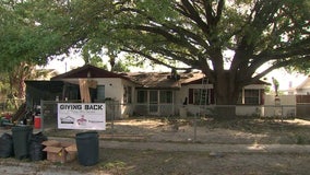 Veteran's widow grateful for new roof