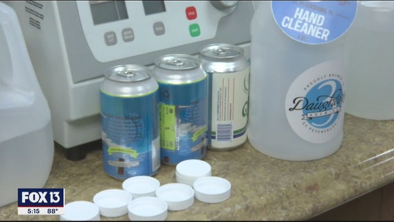 Bay Area breweries turn production toward making a different kind of alcohol: hand sanitizer