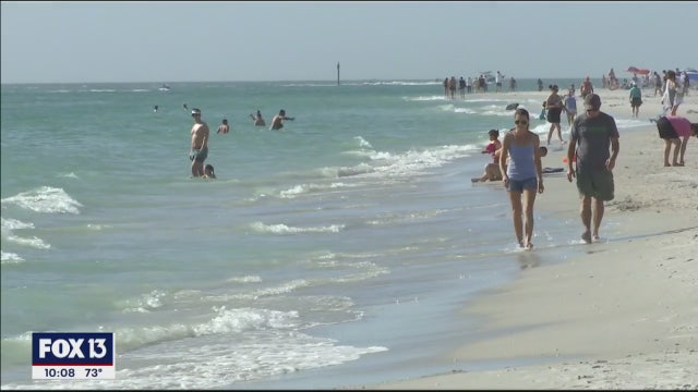 Event cancellations in the Bay Area lead many to busy beaches