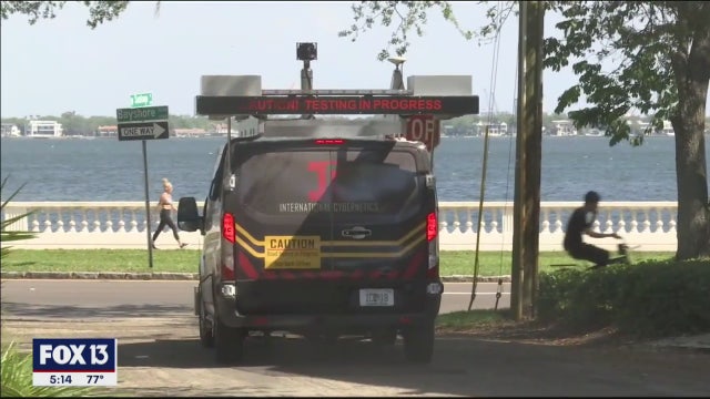 This van uses lasers and cameras to save Tampa money -- and maybe save your tires, too