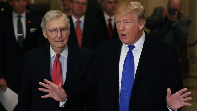 President Trump signs coronavirus relief package, as Congress eyes larger economic stimulus