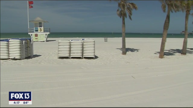 Once-bustling parks and beaches eerily quiet after COVID-19 forces closures
