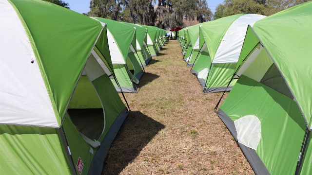 City of Tampa opens temporary tent city for homeless during pandemic