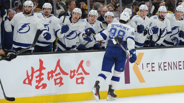 Cirelli, Sergachev help Tampa Bay Lightning beat Bruins 5-3