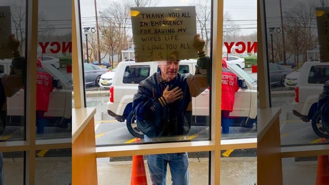 Amid coronavirus pandemic, man's note to hospital staff who saved wife goes viral