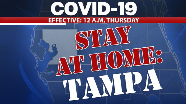 Tampa mayor to issue stay-at-home order for city residents; goes into effect Thursday