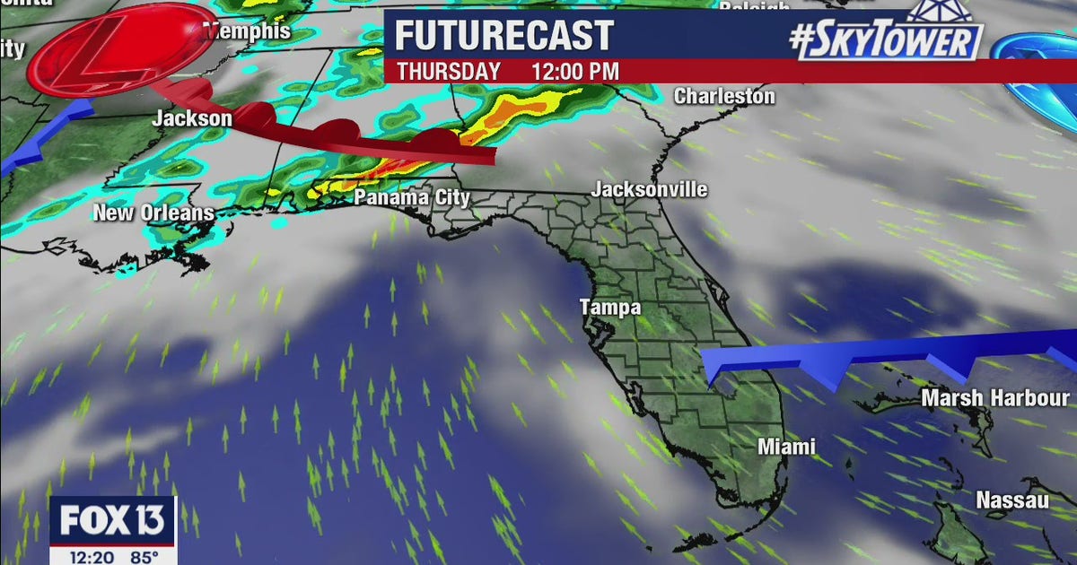 Forecast: Severe weather possible again Friday | FOX 13 Tampa Bay