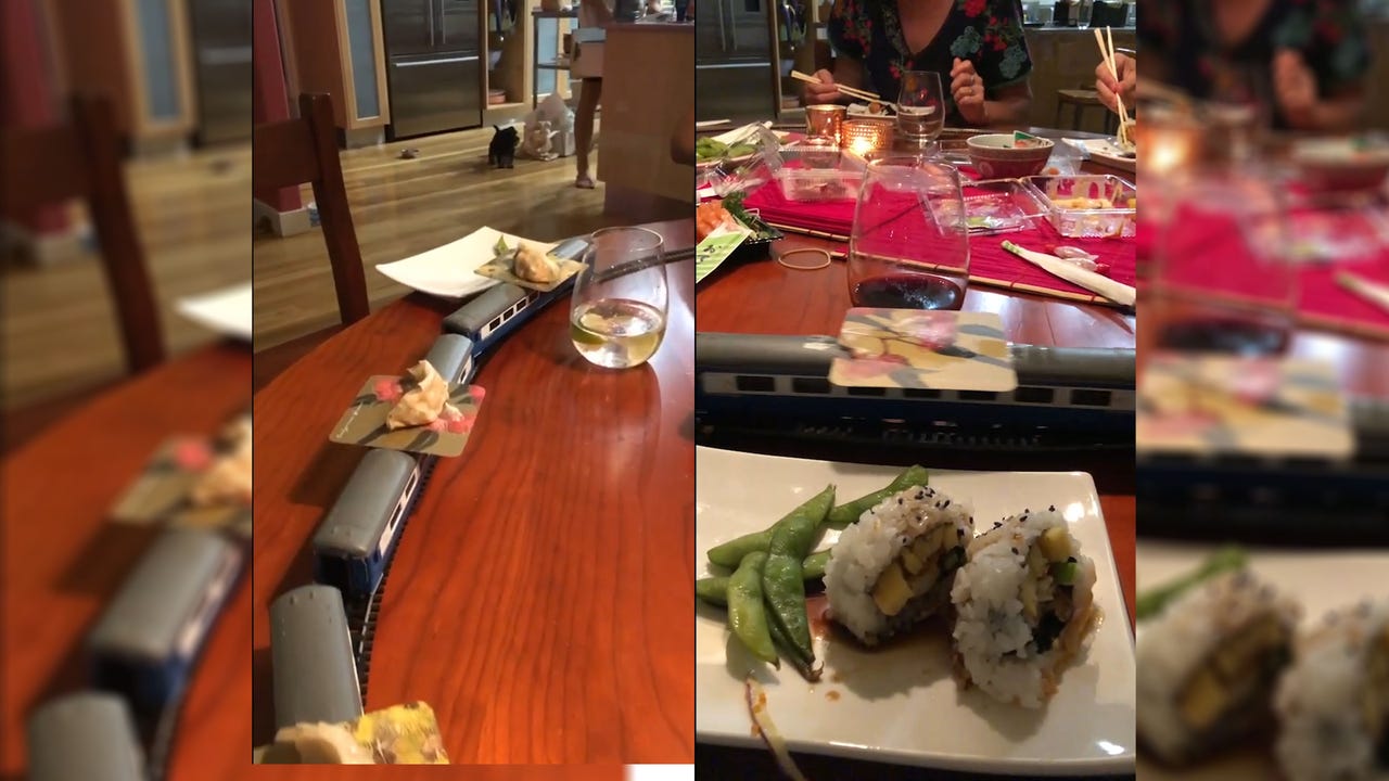 Family On COVID-19 Lockdown Gets Creative For Dinner With DIY Sushi ...