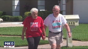 Their walk for cancer continues -- 30 minutes at a time