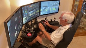 Retired racer, 94, feeds need for speed virtually during quarantine