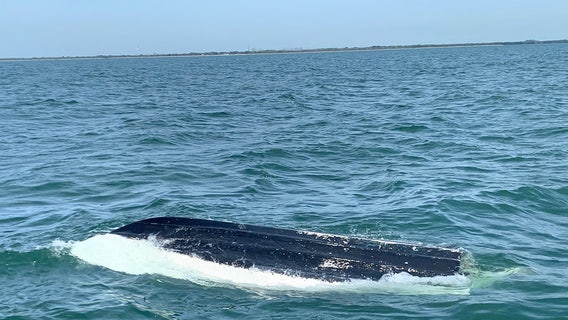 4 boaters rescued after boat overturns near Skyway