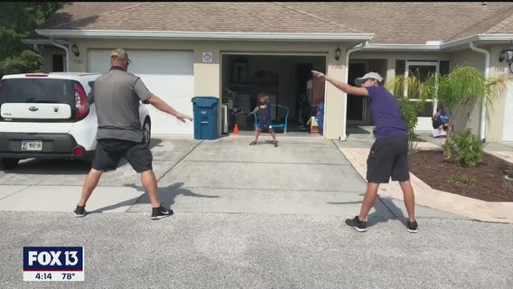 Drive-by warm-ups keep kids active, thanks to Deltona Elementary PE coach