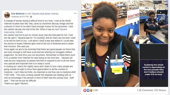 Story of St. Pete Walmart employee's generosity spreads kindness online