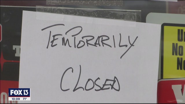 Handful of non-essential businesses open after 'stay at home' order